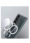 BFS  Samsung Galaxy Z Fold 6 Kılıf Magneticsafe Şeffaf Silikon - Şeffaf