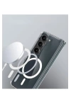 BFS  Samsung Galaxy Z Fold 6 Kılıf Magneticsafe Şeffaf Silikon - Şeffaf