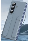 BFS Samsung Galaxy Z Fold 7 Kılıf Costa Standlı Kapak - Gri
