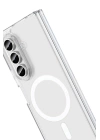 BFS Samsung Galaxy Z Fold 7 Kılıf Magneticsafe Şeffaf Silikon - Şeffaf