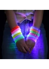 BFS  Sarı Led Işıklı Baskı Yapılabilen Pilli Bileklik Bilezik 1,5 cm Genişlik