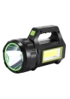 BFS   Şarjlı LED El Feneri 10W Taşınabilir Acil Durum ası USB Şarjlı & Yan COB Işıklı