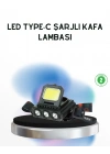 BFS Şarjlı LED Kafa Lambası 800 Lumen COB XPE Ayarlanabilir Başlıklı