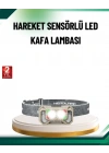 BFS Şarjlı Wave Sensörlü LED Kafa Feneri Outdoor Kullanım