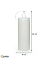 BFS  Şeffaf Kapaklı Sızdırmaz Yağlık Sosluk Şişesi Plastik Yağdanlık 400 ml AP-9028