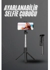 BFS Selfie Çubuğu Tripod Bluetooth Kumandalı Selfie Çubuğu Telefon Tutucu