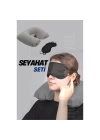 BFS  Seyahat Boyun Yastığı Uyku Maskesi Seyahat Seti