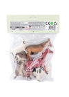 BFS  SH-9001-Vardem Poşetli 6Pcs 8 İnch  Çiftlik Hayvan ve Dinozor Set