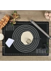 BFS  Silikon Çok Amaçlı Geniş Hamur Matı Hamur Açma Matı 40*50 cm