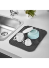 BFS  Silikon Kaydırmaz Mutfak İçin Bulaşık Matı, Çok Amaçlı Kurutmalık 36x28cm