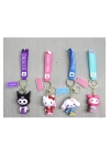 BFS Silikon Kuromi Ve Hello Kitty Anahtarlık | Karakter Figürü Alk4249 | Lisinya