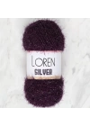 BFS  Silver Patlıcan Moru El Örgü İpi - RS0109 - 34082