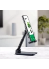 BFS  Siyah Aynalı Cep Telefonu Sabitleyici Stand Katlanabilir Ayarlanabilir Telefon Standı