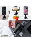 BFS  Siyah Aynalı Cep Telefonu Sabitleyici Stand Katlanabilir Ayarlanabilir Telefon Standı