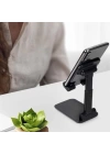 BFS  Siyah Aynalı Cep Telefonu Sabitleyici Stand Katlanabilir Ayarlanabilir Telefon Standı