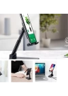 BFS  Siyah Aynalı Cep Telefonu Sabitleyici Stand Katlanabilir Ayarlanabilir Telefon Standı