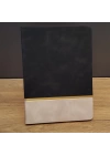 BFS Siyah Çizgili Deri Defter