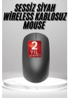 BFS Siyah Kablosuz Mouse Wireless Mouse Minimal Tasarım