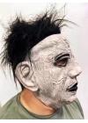 BFS   Siyah Saçlı Michael Myers Lateks Yüze Tam Yapışan Et Maske Korku Maskesi