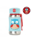 BFS Skip Hop Zoo Pipetli Paslanmaz Çelik Suluk 350 ml Baykuş