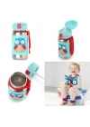 BFS Skip Hop Zoo Pipetli Paslanmaz Çelik Suluk 350 ml Baykuş
