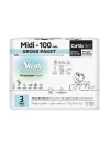 BFS   Sleepy Bio Natural Bebek Bezi Gross Paket 3 Beden 4-9 Kg 100 Adet