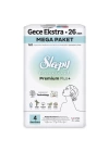 BFS   Sleepy Bio Natural Premium Plus Mega Ekstra Gece Ped 26 Adet