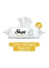BFS   Sleepy Ekstra Islak Havlu Mendil 5x90 450 Yaprak