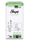BFS  Sleepy Natural Bebek Bezi Fırsat Paketi 2 Beden 48 Adet