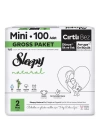 BFS   Sleepy Natural Bebek Bezi Gross Paket 2 Beden 3-6 Kg 100 Adet