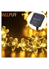 BFS Solar 30 Ledli Çiçekli Günışığı Bahçe Aydınlatma Dekorasyon Güneş Enerjili