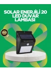BFS Solar Enerjili 20 LED Hareket Sensörlü Duvar Lambası