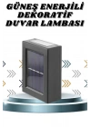 BFS Solar Lamba Dekoratif Aplik Su Geçirmez Led Işıklı Duvar Lambası