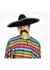 BFS   Sombrero Meksika Şapkası Mariachi Altın Şeritli Yetişkin Boy