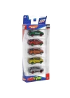 BFS  Speed Racer Road Series Metal Model Araba Seti 5li