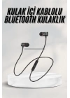 BFS Sports Mıknatıslı Siyah Bluetooth Kulaklık Kablolu Uzun Pil Ömrü