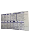 BFS  Statik Akıllı Kağıt Ingilizce Çarpım Tablosu 100x56 Cm(1 Adet Silgili Kalemli)