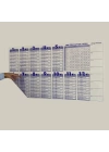 BFS  Statik Akıllı Kağıt Ingilizce Çarpım Tablosu 100x56 Cm(1 Adet Silgili Kalemli)