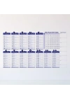 BFS  Statik Akıllı Kağıt Ingilizce Çarpım Tablosu 100x56 Cm(1 Adet Silgili Kalemli)