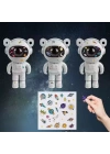 BFS  Stickerlı ,Kumandalı ASTRONOT Model Gece Lambası