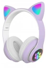 BFS  STN28 Kablosuz Kedi Kulaklık - Lila