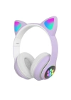 BFS  STN28 Kablosuz Kedi Kulaklık - Lila