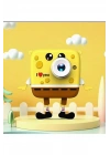 BFS Sünger Bob Tasarımlı Yeni Nesil Çocuk Dijital Mini Fotoğraf Makinesi Çift Kamera