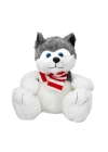 BFS   Sunman Oturan Husky Atkılı Peluş Köpek 30 cm