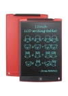BFS T12 Kırmızı Writing Tablet Lcd 12 Inç Dijital Kalemli Çizim Yazı Tahtası
