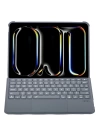 BFS  T5510D iPad Pro 13 (2024) Kılıf Palermo Ledli Klavyeli Standlı Tablet Kılıfı - Siyah