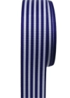 BFS Tafta Çizgi Desen Kurdele 25 mm Lacivert 1 Metre