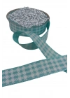 BFS Tafta Ekoseli Kurdele 25 mm Mint 2 Metre