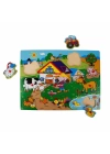 BFS  Tahta Raptiyeli Bultak Çiftlik Puzzle 9 Parça