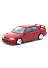 BFS   Tarmac Works 1/64 Mitsubishi Lancer GSR Evolution II Red with Tarmac Cards